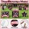 7Pcs Rose Gold 50th Birthday Yard Sign Decorations for Women,Happy 50th Birthday Made in 1975 Lawn Sign Party Supplies,Fifty Year Old Birthday Outdoor Yard Decor with Stakes